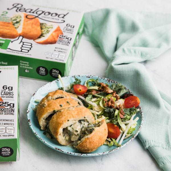 Real Good Foods Stuffed Chicken Spinach & Artichoke