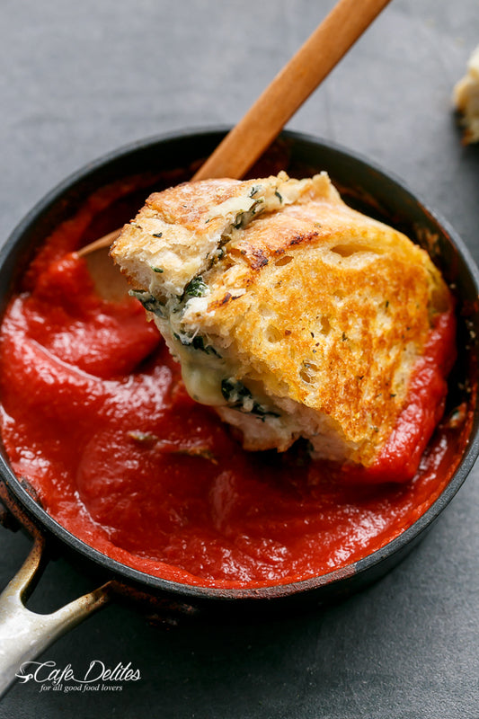 SPINACH AND RICOTTA GRILLED CHEESE