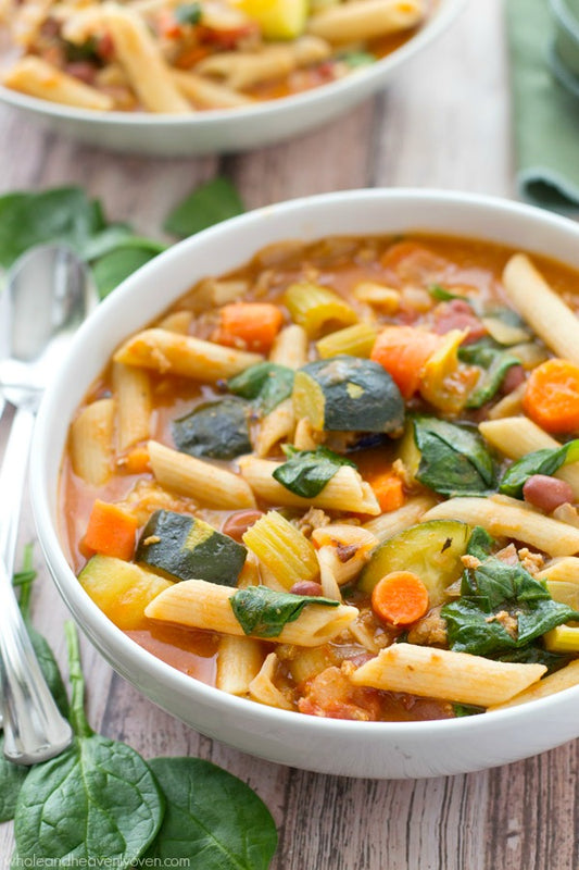 Springtime Vegetarian Minestrone Soup