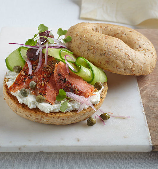 Sprouted Onion Poppyseed Bagels