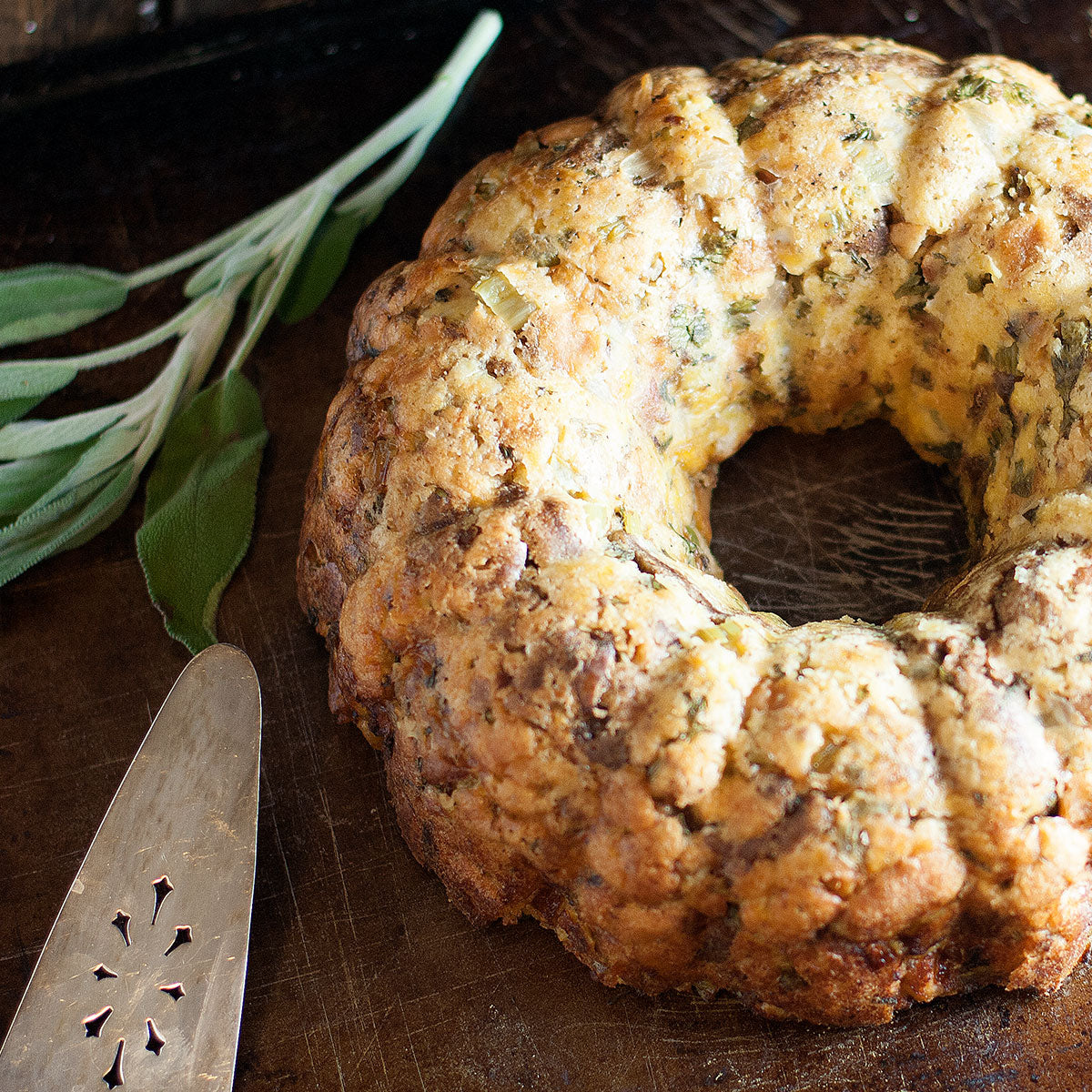 Stuffing In A Bundt Pan