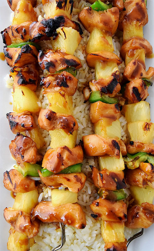 Citrus Honey Soy Chicken Kabobs