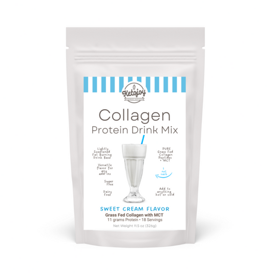 ORGANIC Collagen Drink - Sweet Cream - 1g carb