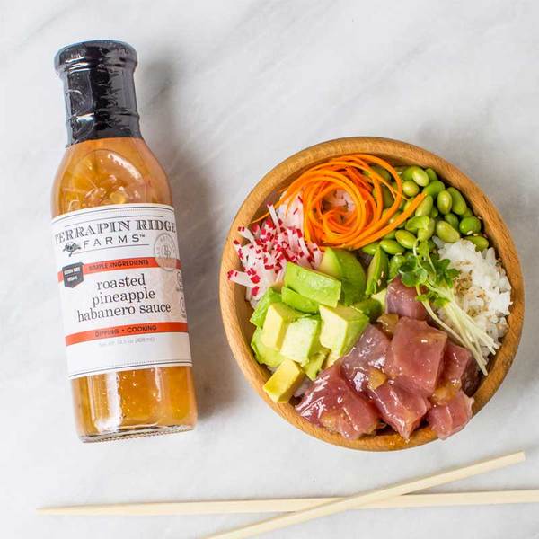 ROASTED PINEAPPLE AND HABANERO SAUCE