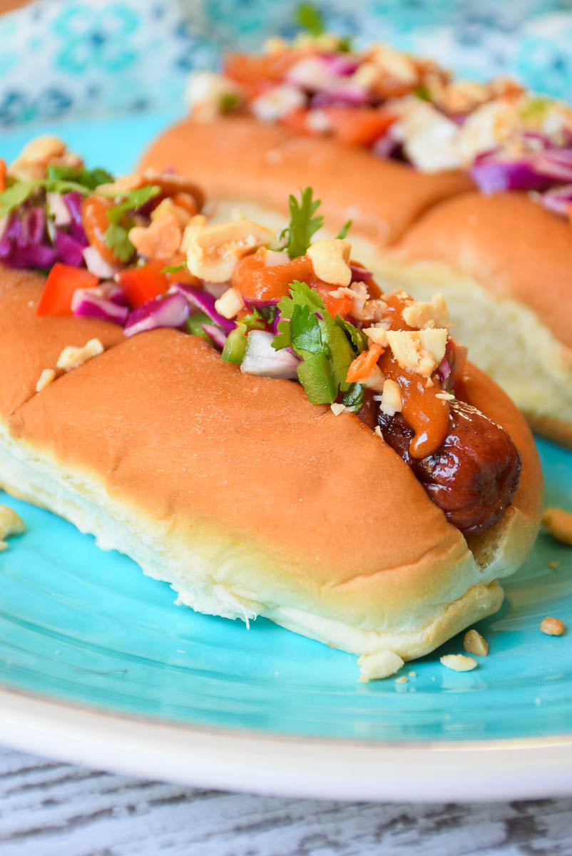 Thai Style Hot Dogs