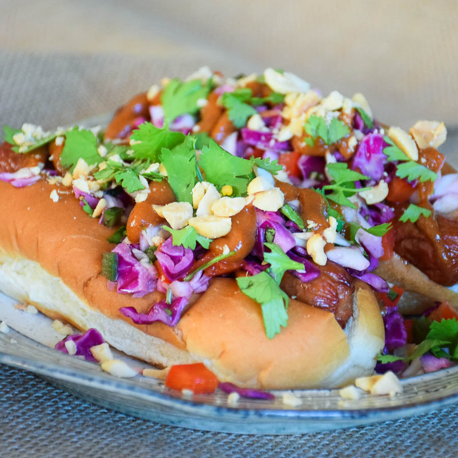 Thai Style Hot Dogs
