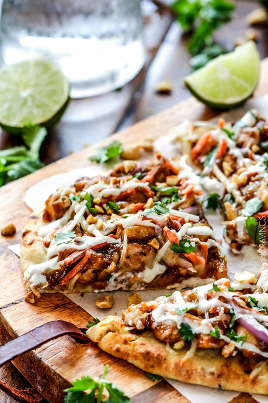 Thai Chicken Flatbread Pizza