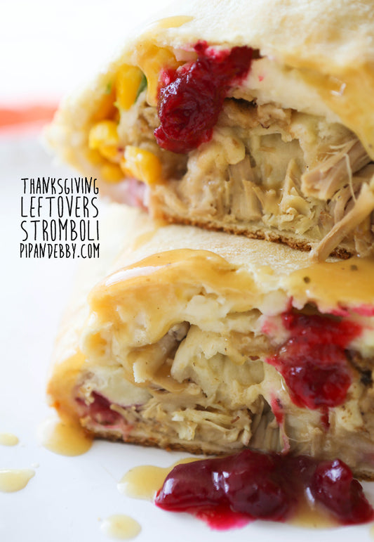 Thanksgiving Leftovers Stromboli