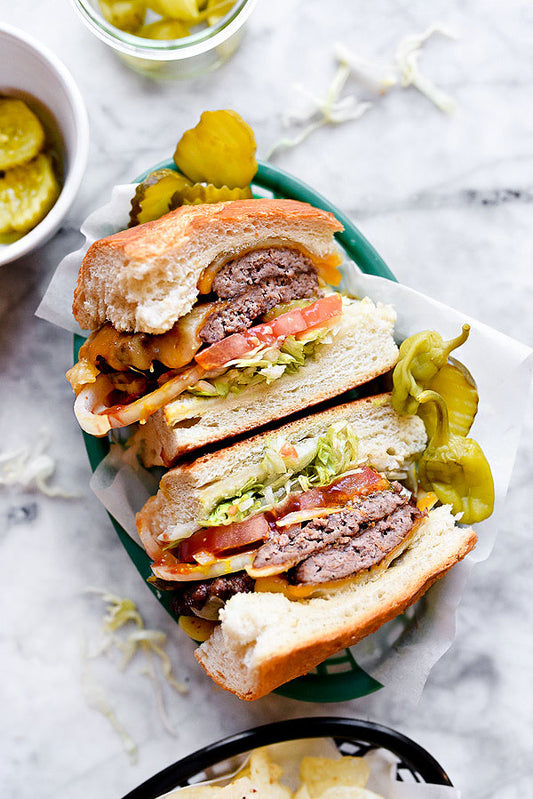 The Best Garlic Burgers