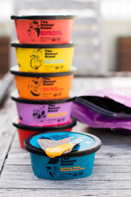 Plant Based Cheesy Dips Sauces (Variety Pack) - Set of 5 - The Honest Stand