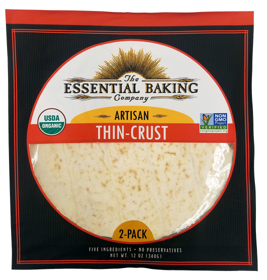 Essential Organic Pizza Crust - Thin - Case of 10