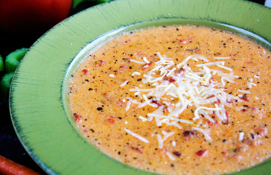Tomato Basil Parmesan Soup