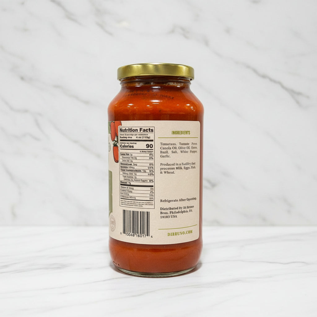 Tomato Basil Pasta Sauce