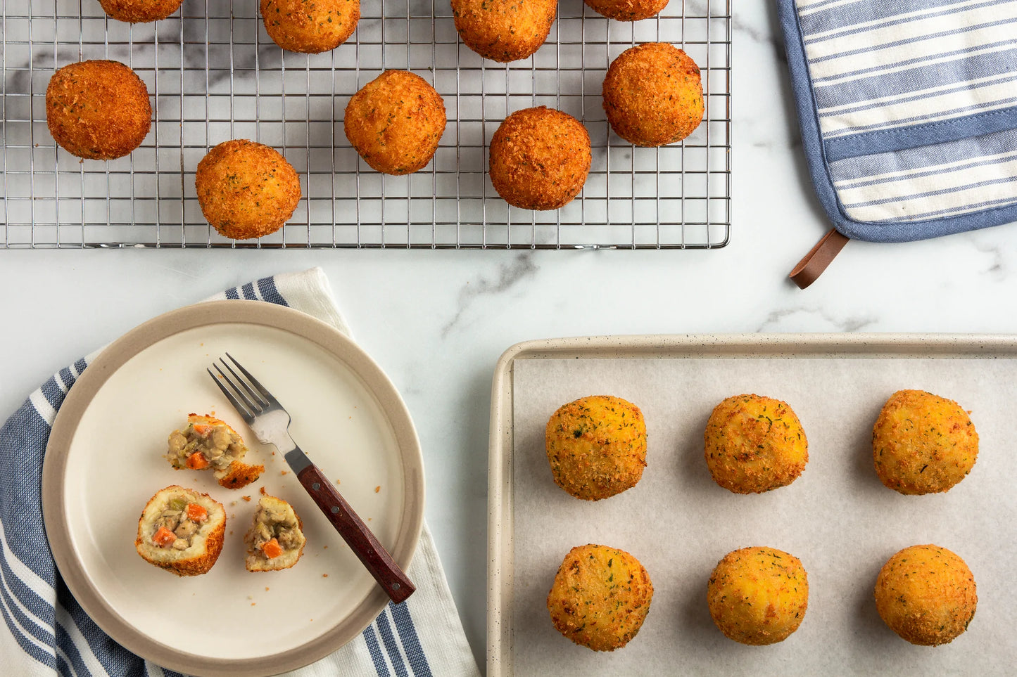 Turkey & Gravy Potato Ball® - Unbaked/Frozen - 1 Dozen