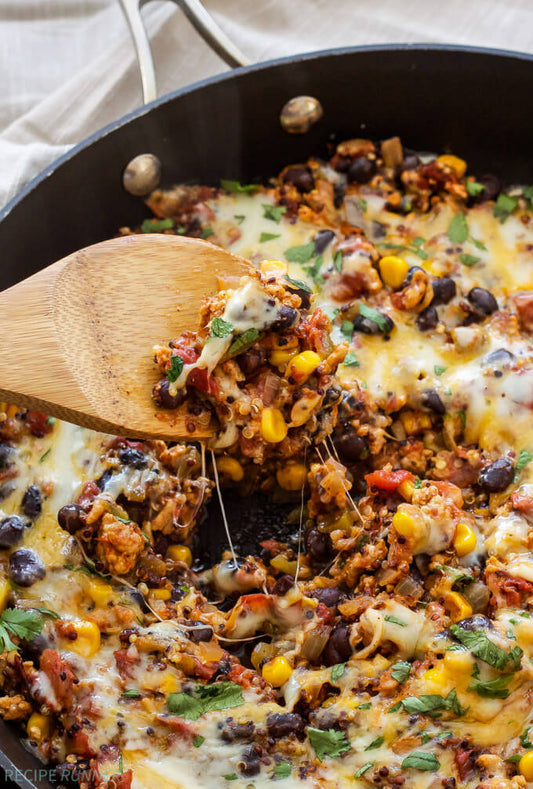 TURKEY TACO QUINOA SKILLET