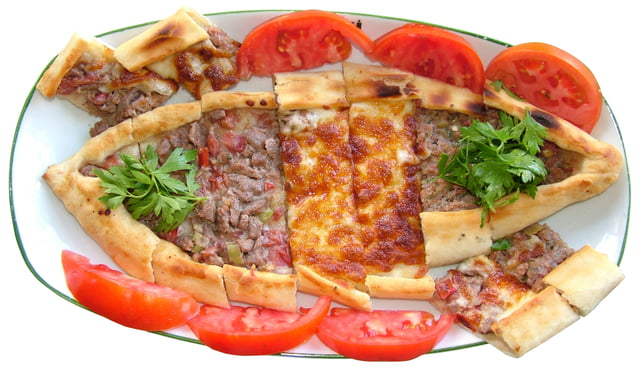 Pide, with Tomato Turkish Style Pizza