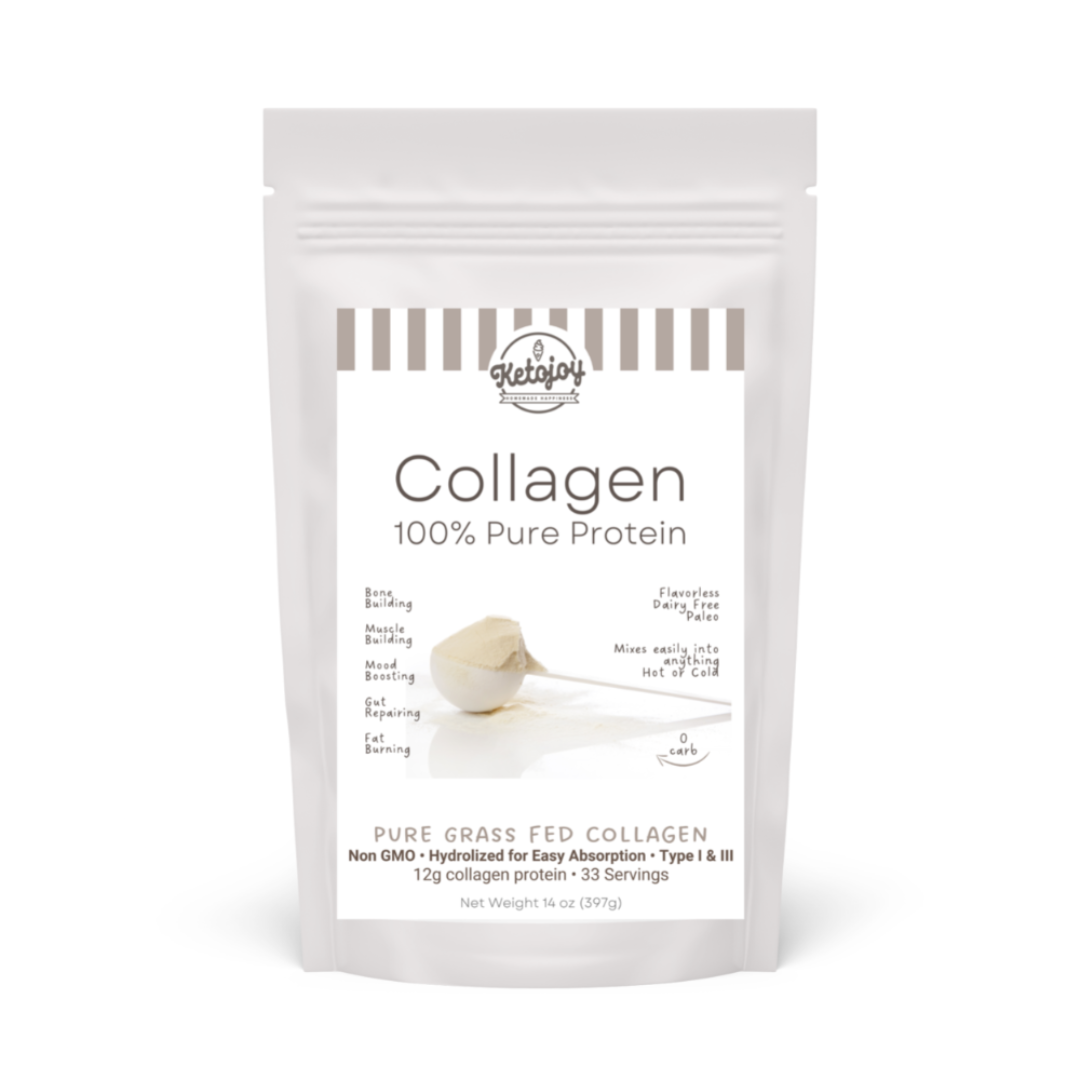 Pure ORGANIC Collagen Peptides Powder - 0 g carb