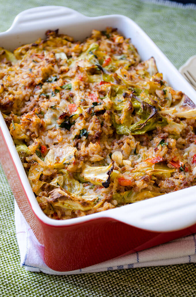 UNSTUFFED CABBAGE CASSEROLE