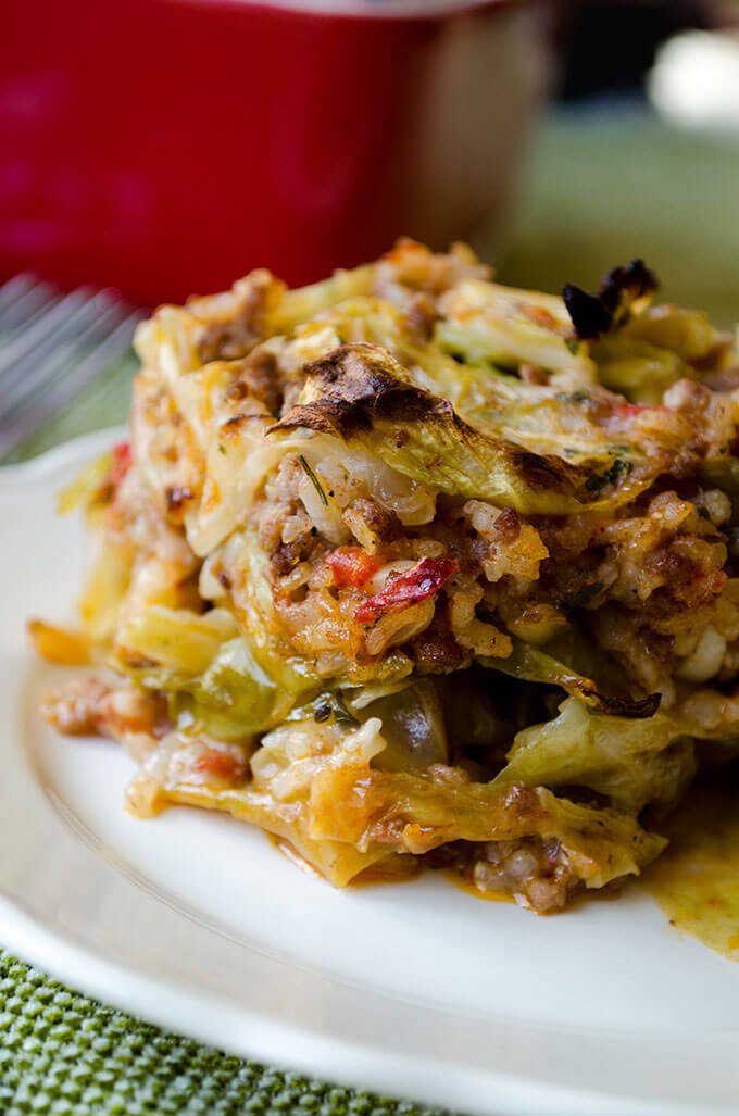 UNSTUFFED CABBAGE CASSEROLE