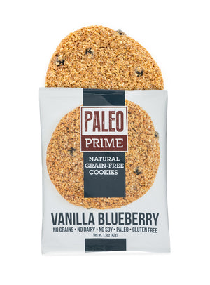 Vanilla Blueberry Paleo Cookies 12 pack