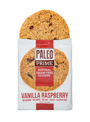 Vanilla Raspberry Paleo Cookies 12 pack