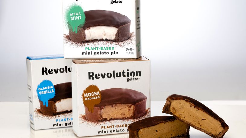 Triple Chocolate Gelato Pie - Plant Based - includes 8