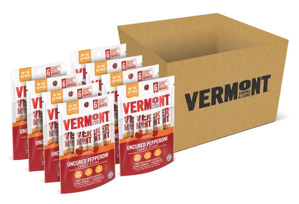 SPICY ITALIAN PORK MINI MEAT STICK GO PACKS (PACK OF 8 POUCHES)