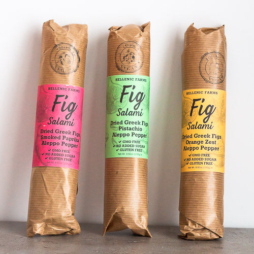 VEGAN FIG SALAMIS - SET OF THREE
