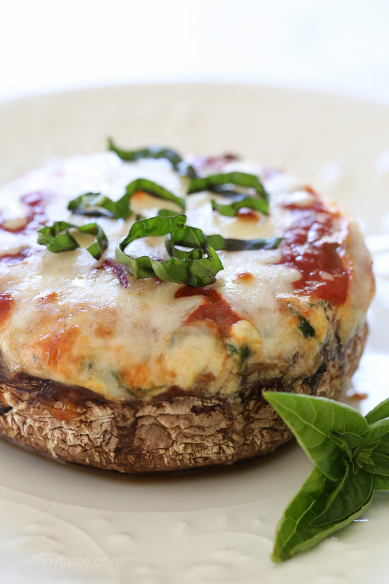 Veggie Lasagna Stuffed Portobello Mushrooms