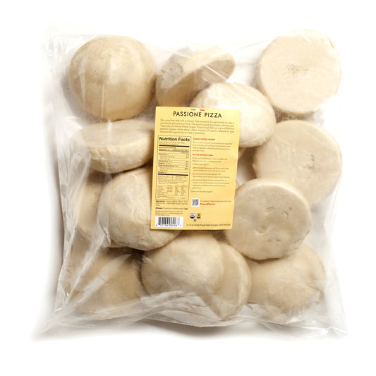 Passione Pizza Organic Whole Wheat Pizza Dough Balls - Bulk