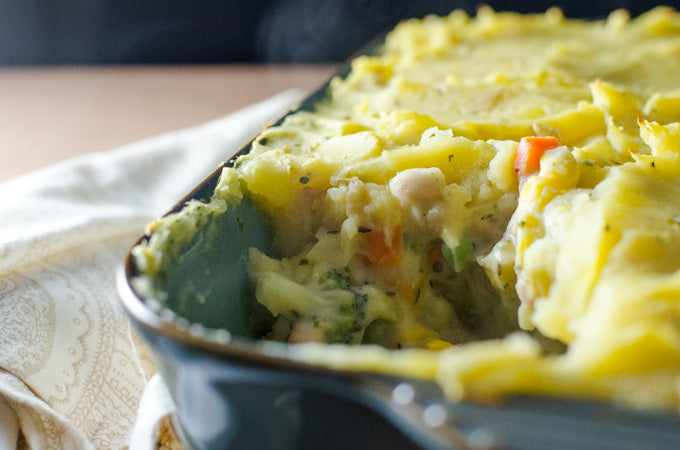 WHITE BEAN SHEPHERD'S PIE {VEGAN & GF}