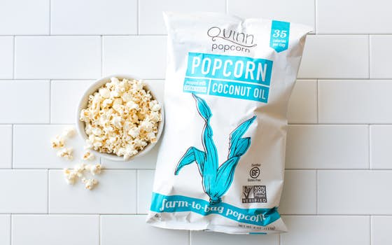 Popcorn made w/ Coconut Oil - 12 pack, 4.3 oz each