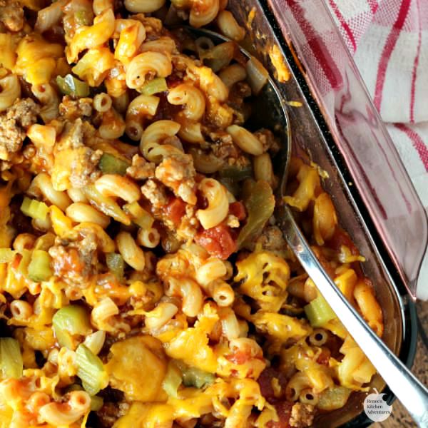 Zesty Sloppy Joe Casserole