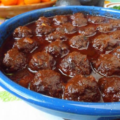 Adobo Beef Meatballs - 1 lb