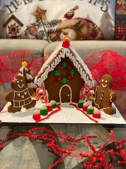 Adorable Holiday Gingerbread House Build & Decorate It Yourself