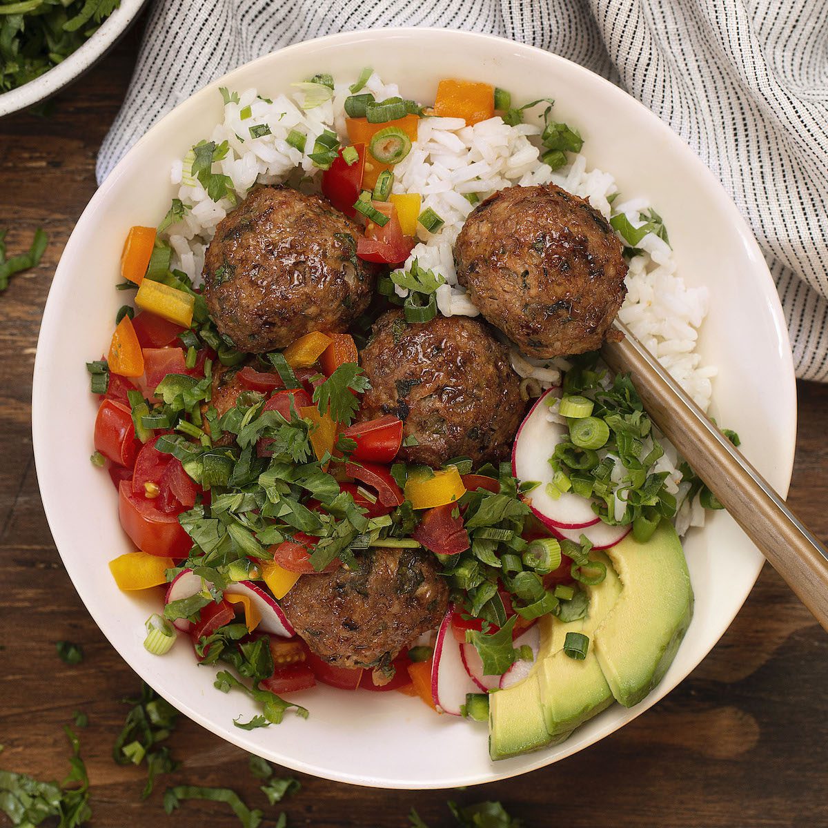 Adobo Beef Meatballs - 1 lb