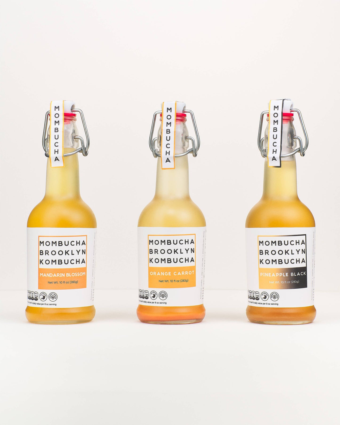 Mombucha Kombucha Drinks Variety Pack - includes 24