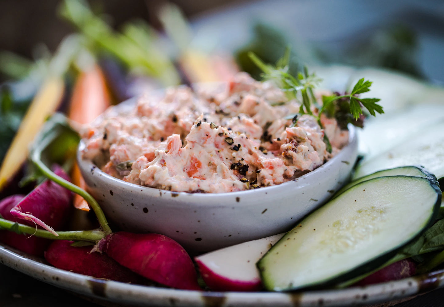Wild Alaskan Smoked King Salmon Dip