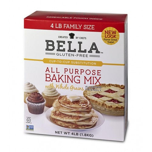 Bella Gluten Free All Purpose Baking Mix 4lbs - Case of 3