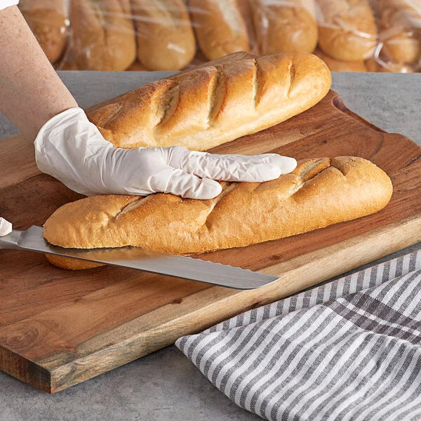 Amoroso's 12" Baked Sliced Hoagie Rolls - 48/Case