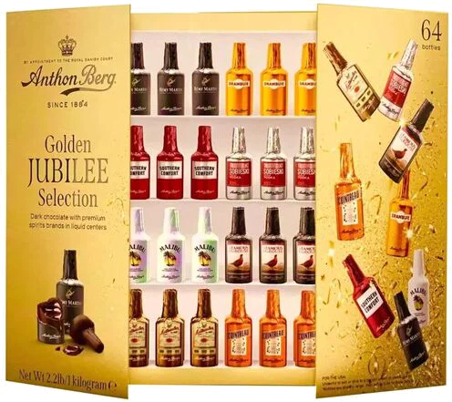 Anthon Berg Jubilee Selection 64 Bottles Dark Chocolate