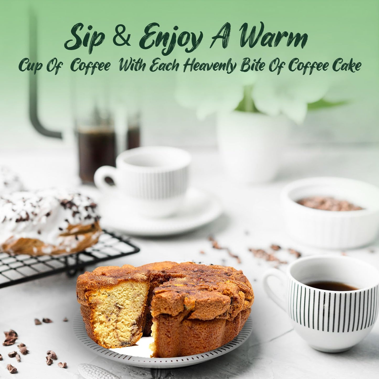 Apple Walnut Crumb Cake