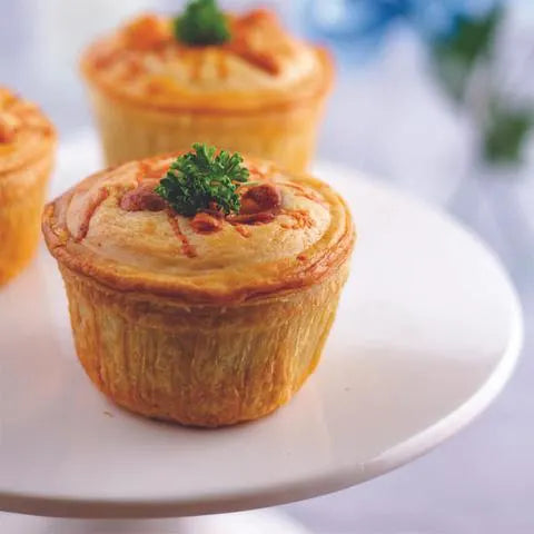 Mushroom Cheddar Knish Pie  - includes 12