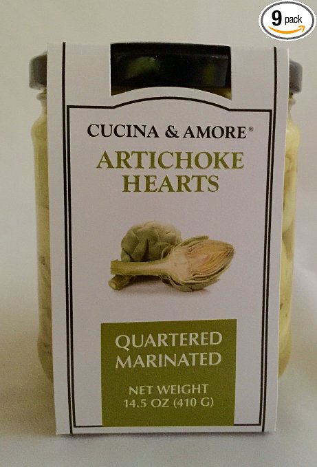 Cucina & Amore Artichoke Qrtr Mrntd - 6 Pack
