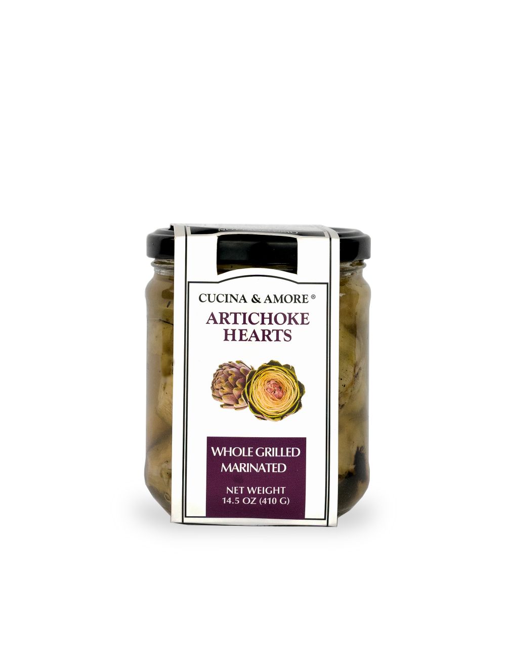Cucina & Amore  Artichoke Hearts, Grilled & Marinated Whole - 6 Pack