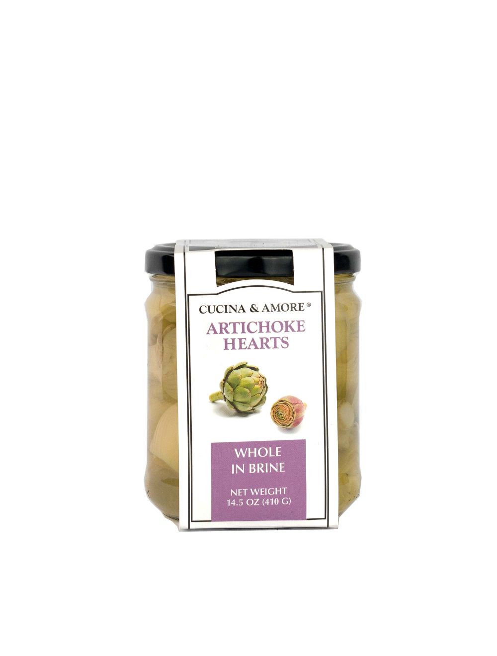 Cucina & Amore Artichoke Hearts, Whole in Brine - 6 Pack