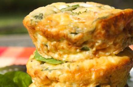 Wild Salmon & Asparagus Tip Quiche - 45 pieces per tray