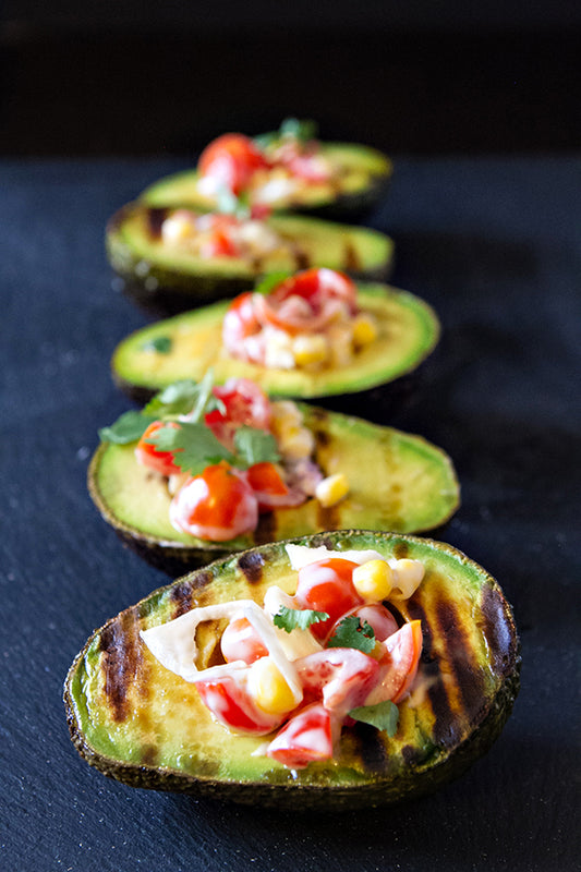Grilled Stuffed Avocados