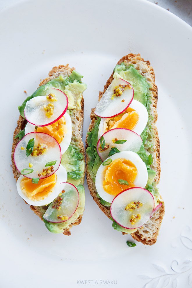 Avocado, Egg & Radish Toast