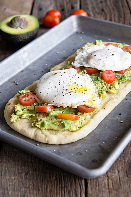 EGG AND CALIFORNIA AVOCADO BREAKFAST FLATBREAD